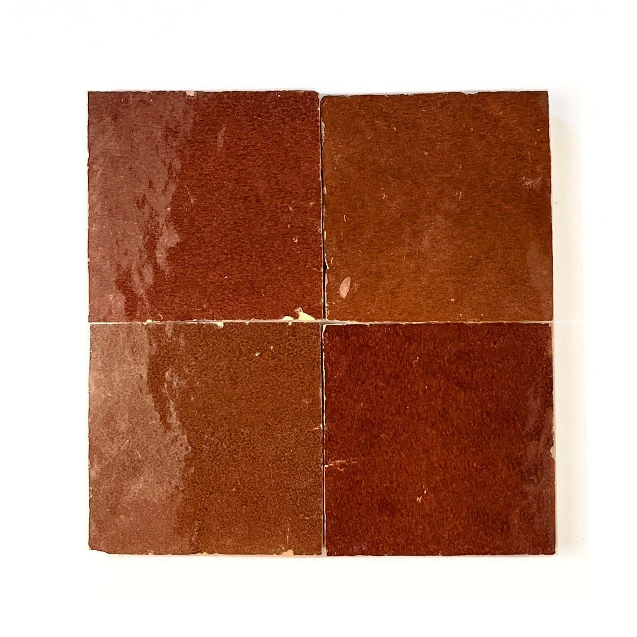 Chocolate 4x4 Zellige Tile