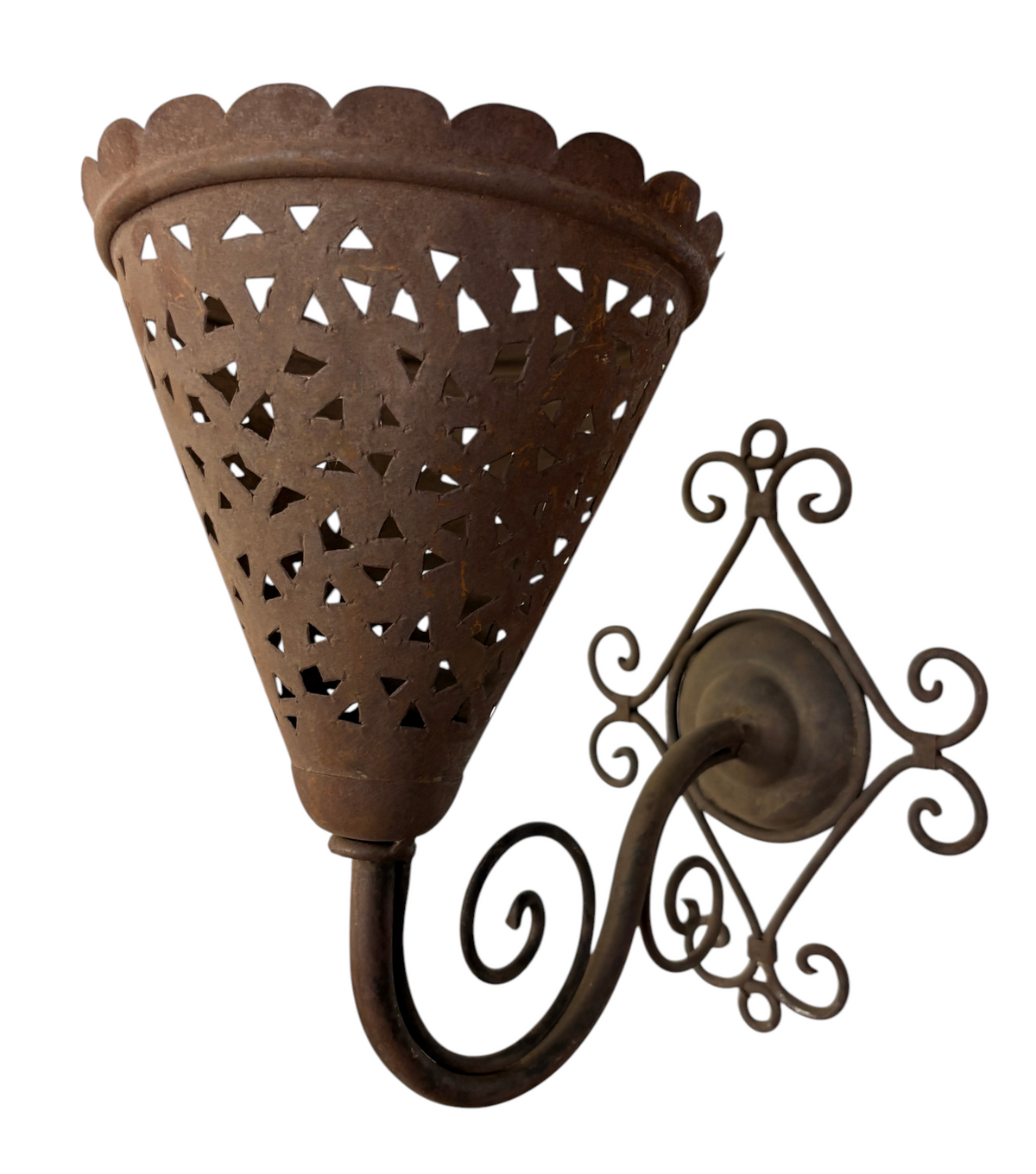 Moroccan Wrought Iron Sconce
