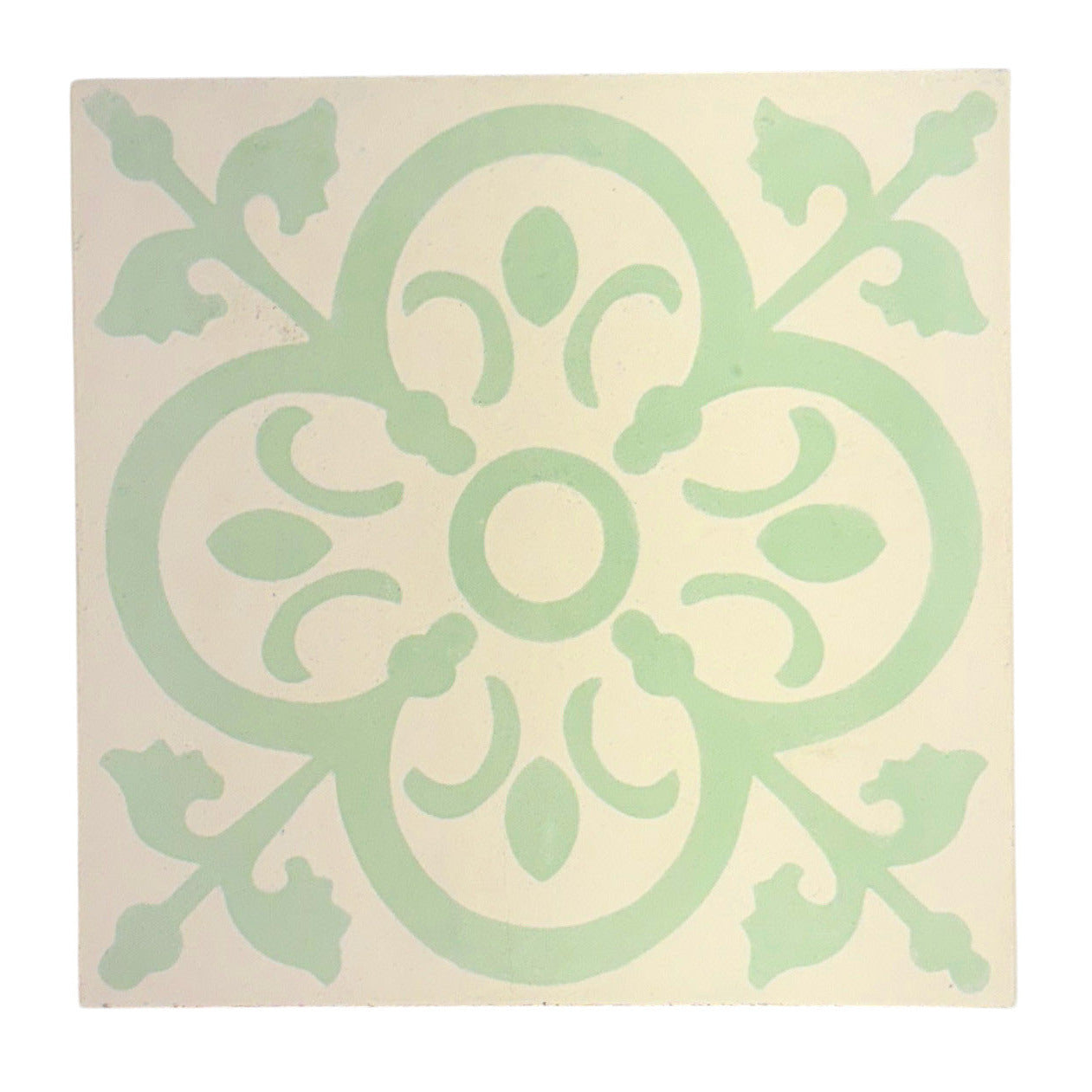 Laurel (Pistachio + Creme) Cement Tile