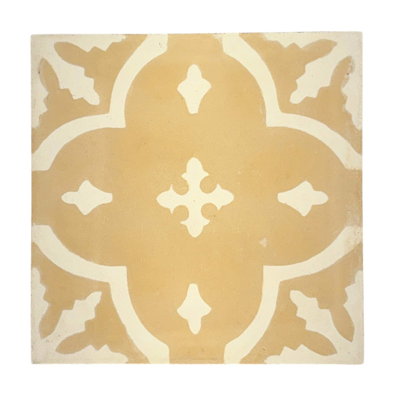 Clove (Beige + Creme) Cement Tile