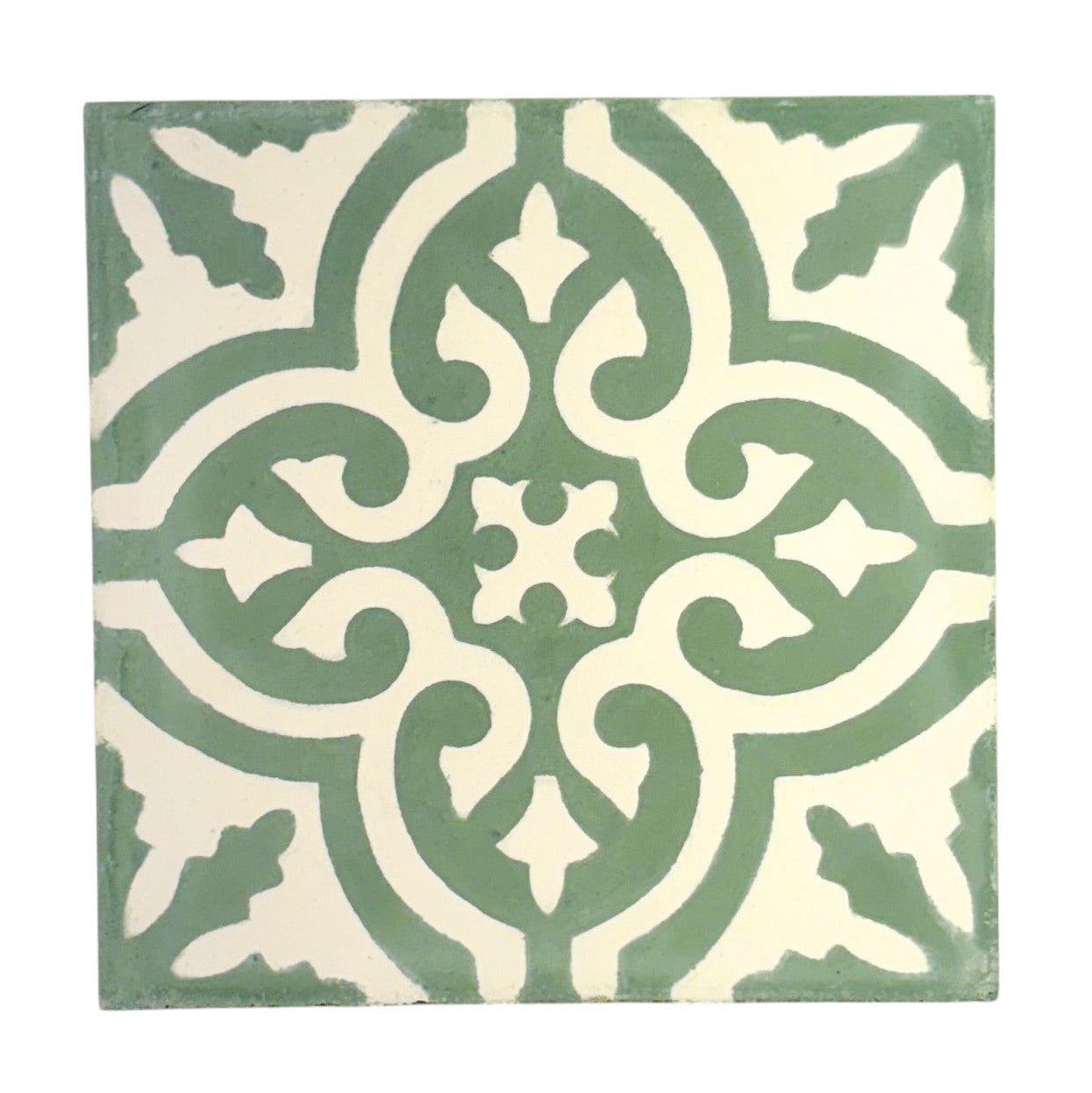 Medina (Evergreen + Creme) Cement Tile