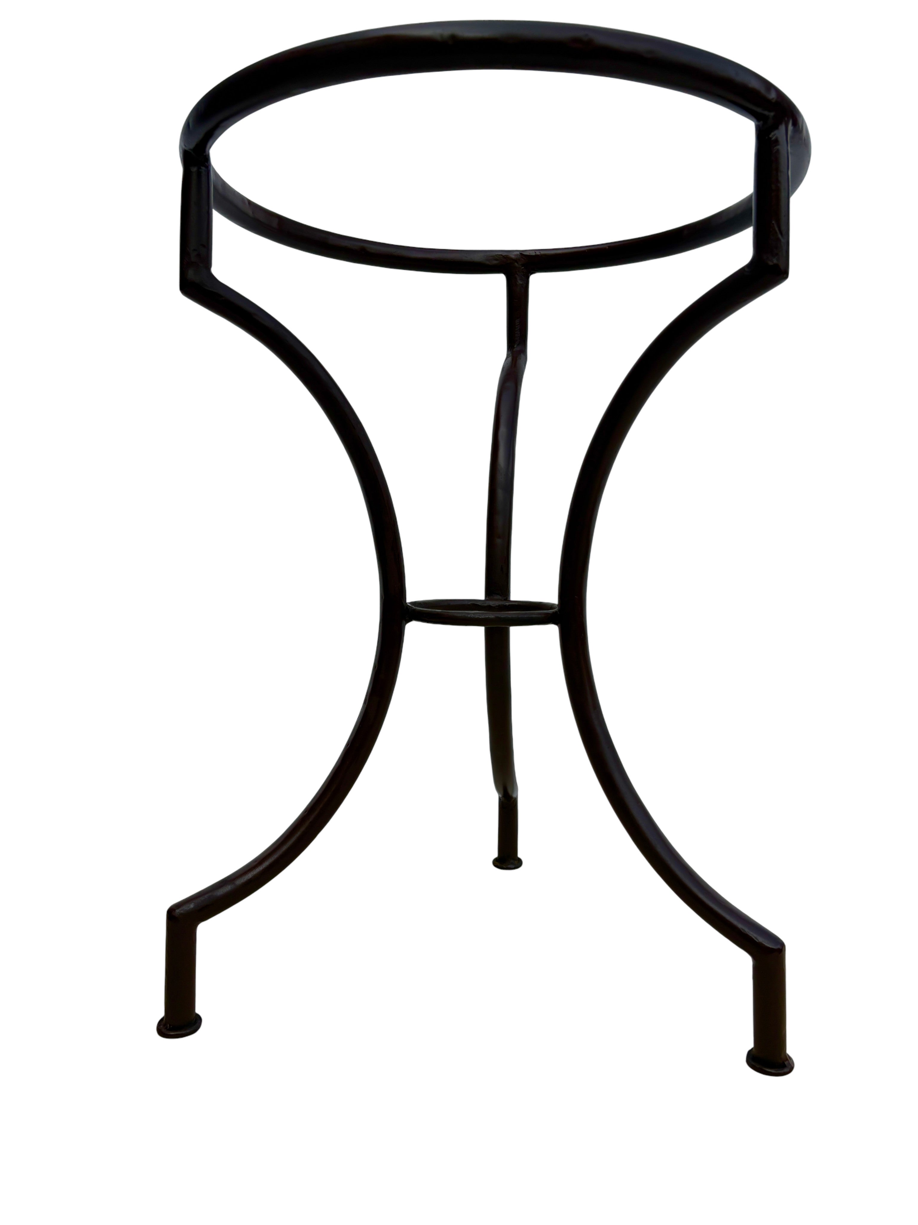 Wrought Iron Base for 24" Dining Table