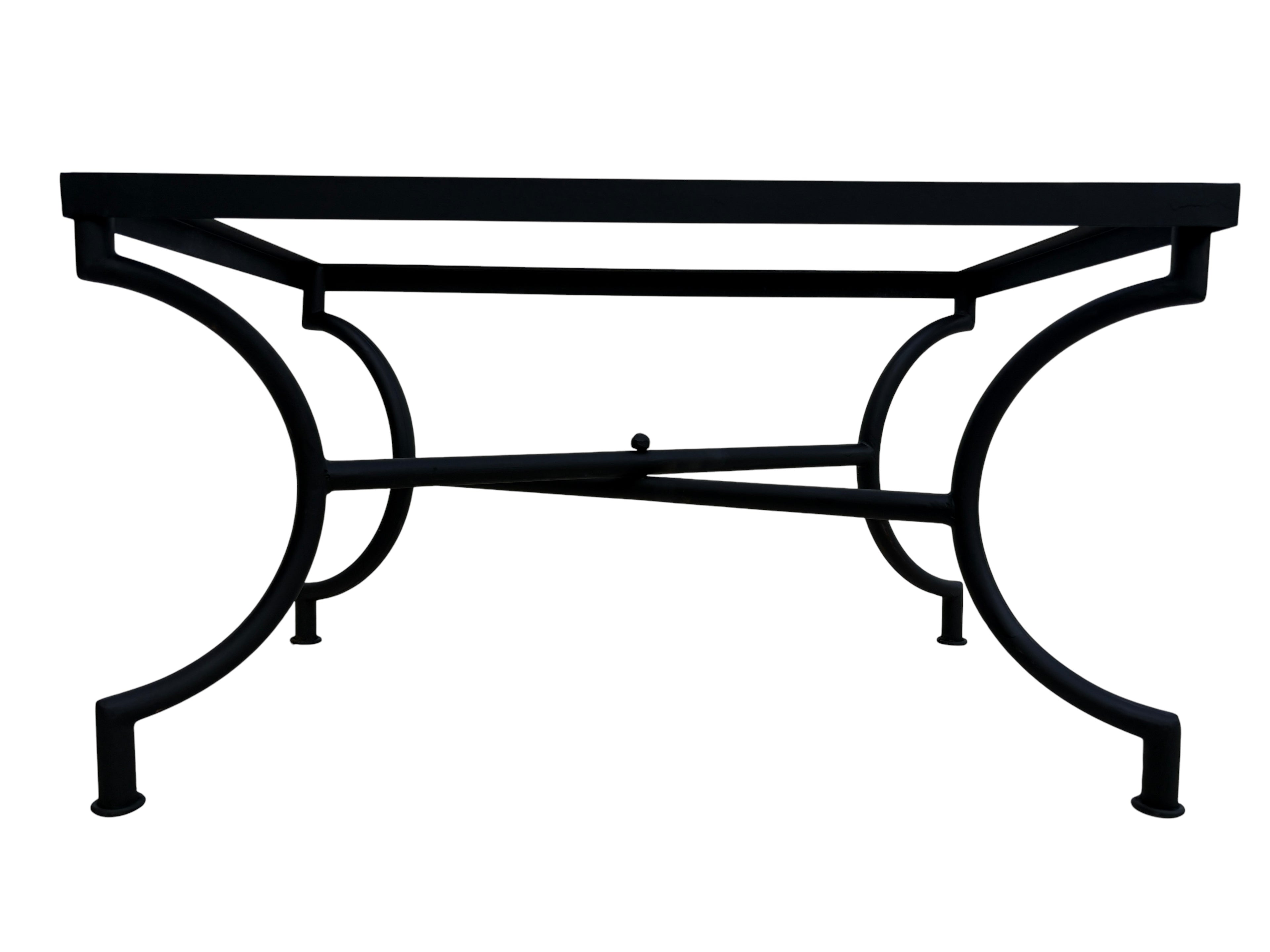 Wrought Iron Base for 24"x36" Coffee Table