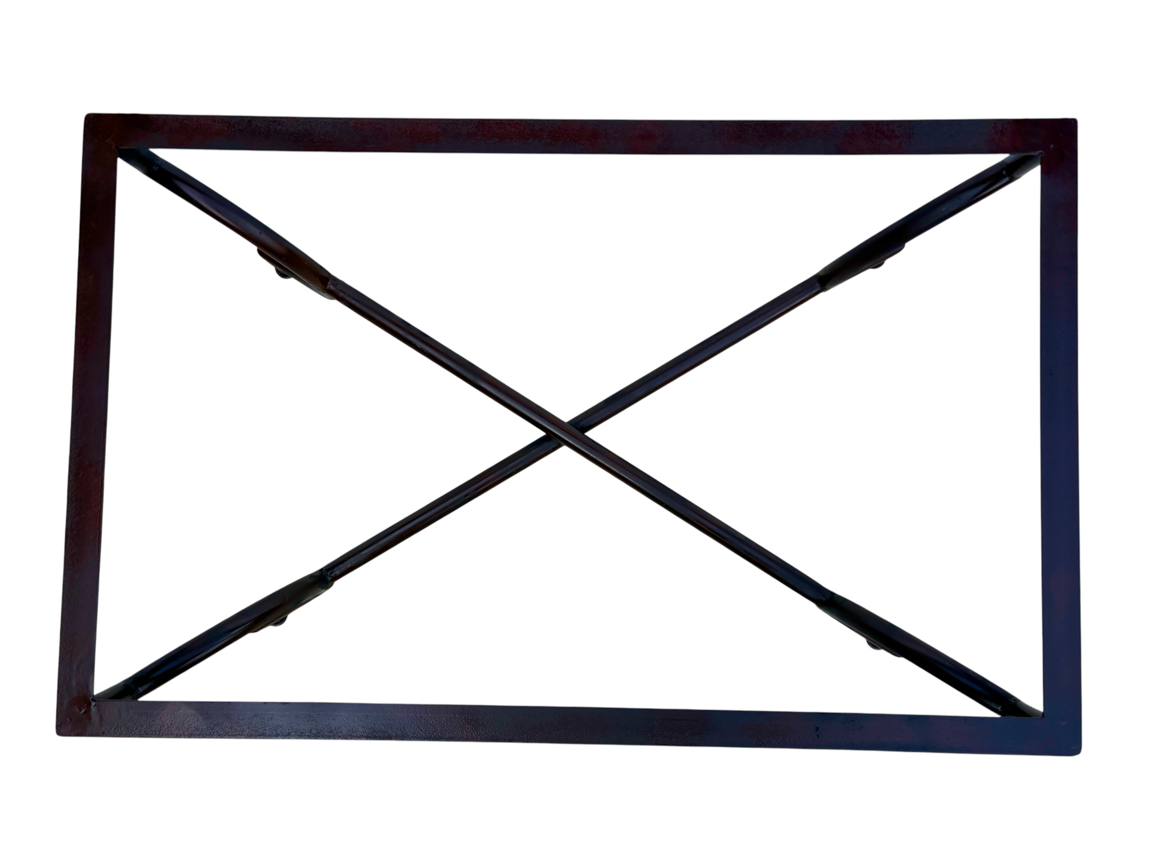 Wrought Iron Base for 24"x36" Coffee Table