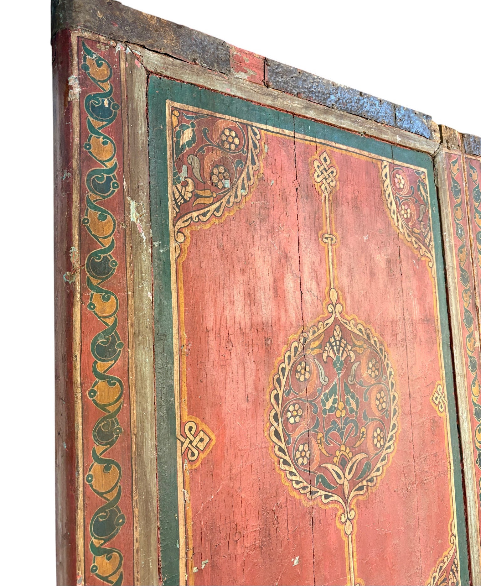 Antique Moroccan Riad Door with Bab al-Khoukha