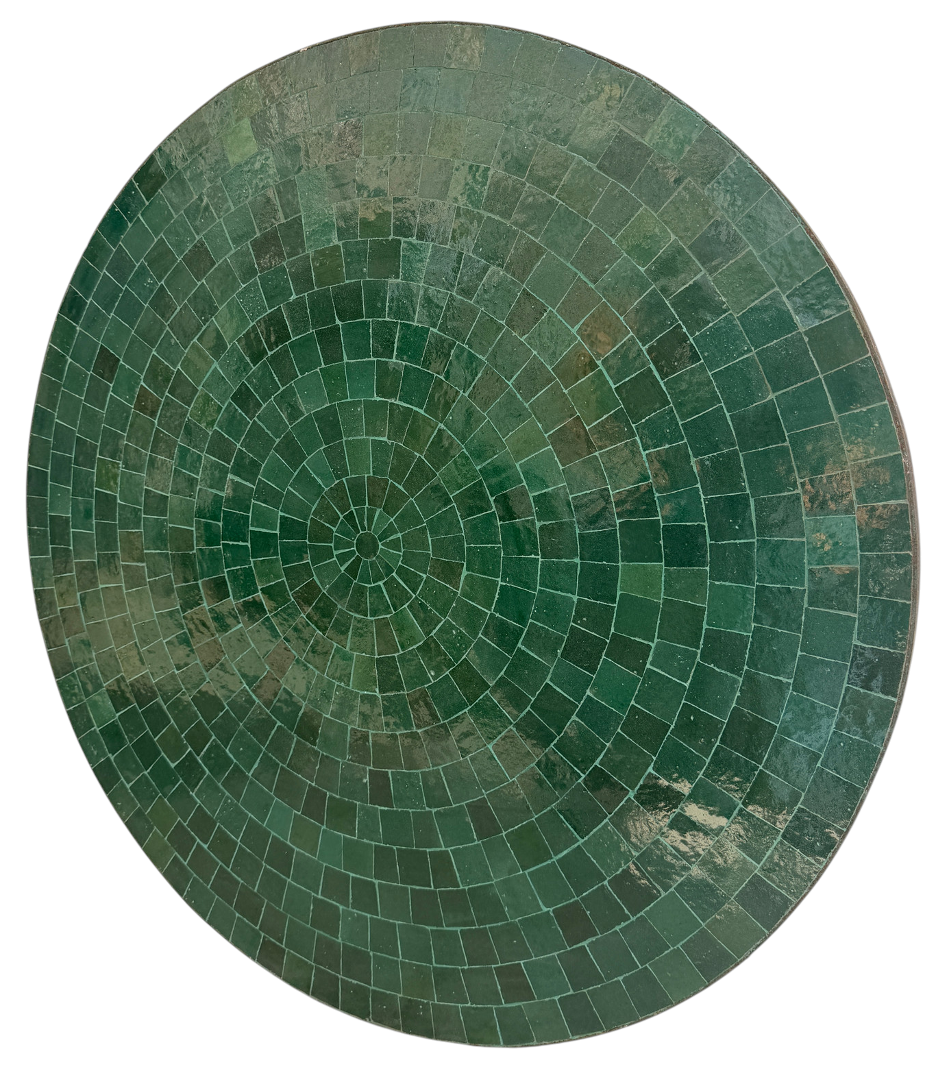36" Evergreen Zellige Mosaic Table Top
