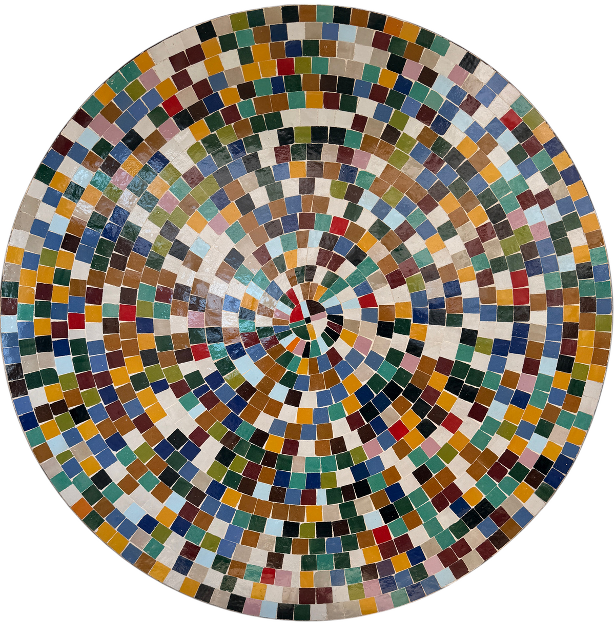 48" Multi Zellige Mosaic Table Top