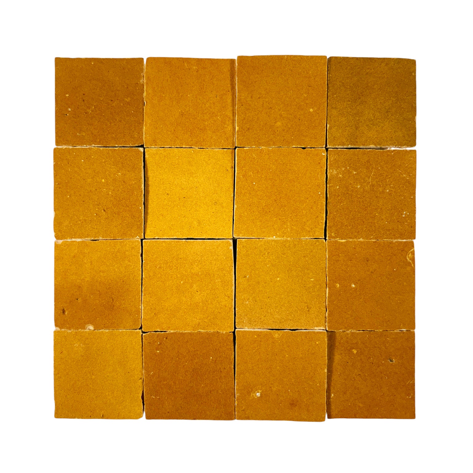 Honey 2x2 Zellige Mosaic Tile