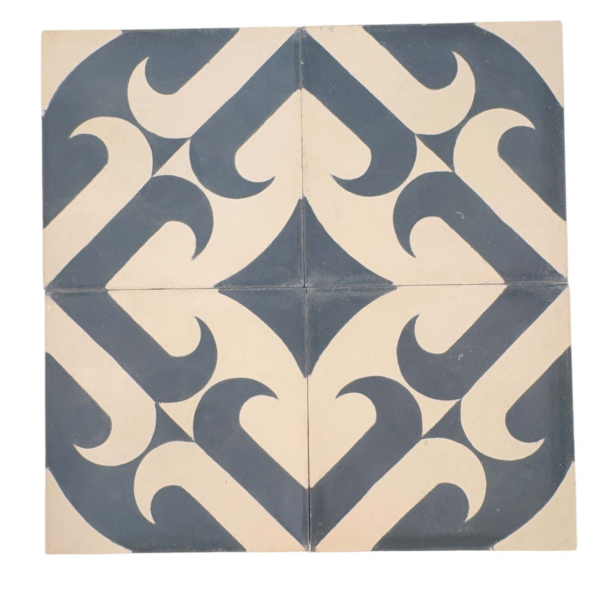 Talon (Bleu + Blanca) Cement Tile