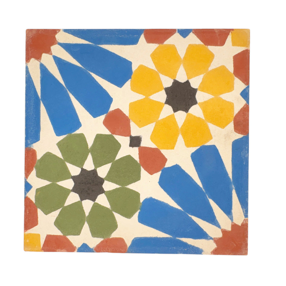 Nur (Bleu Multi) Cement Tile
