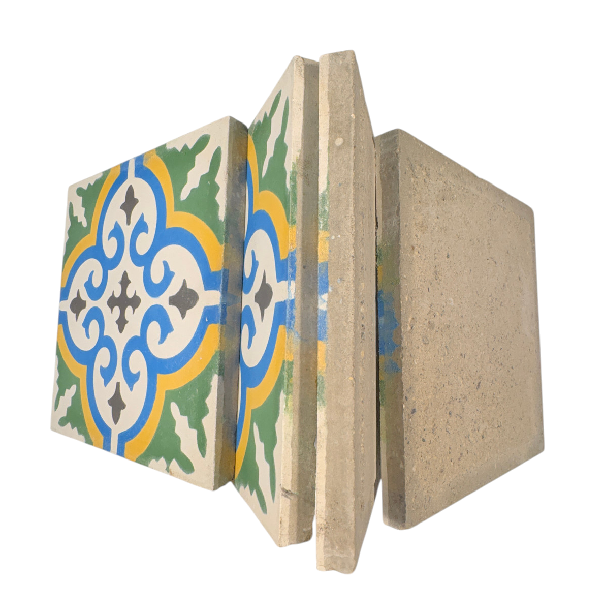 Medina (Green Multi) Cement Tile
