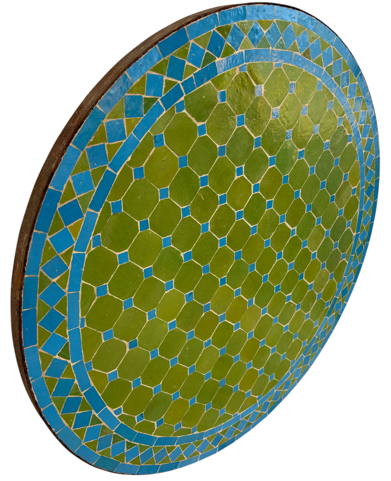 32" Multi Limon Zellige Mosaic Table Top