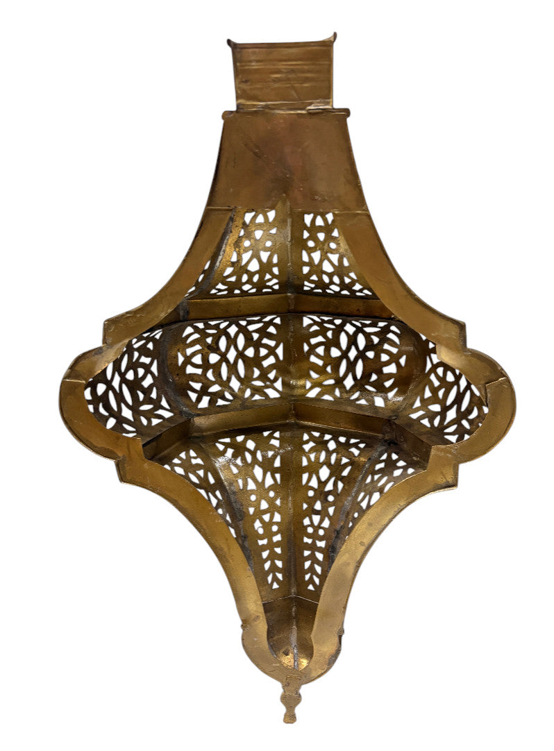 Moroccan Arabesque Brass Wall Sconce