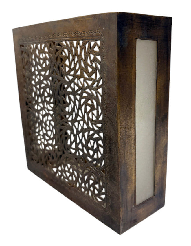 Square Vine Panel Sconce