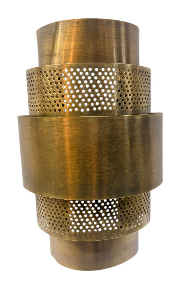 Art Deco Brass Wall Sconce