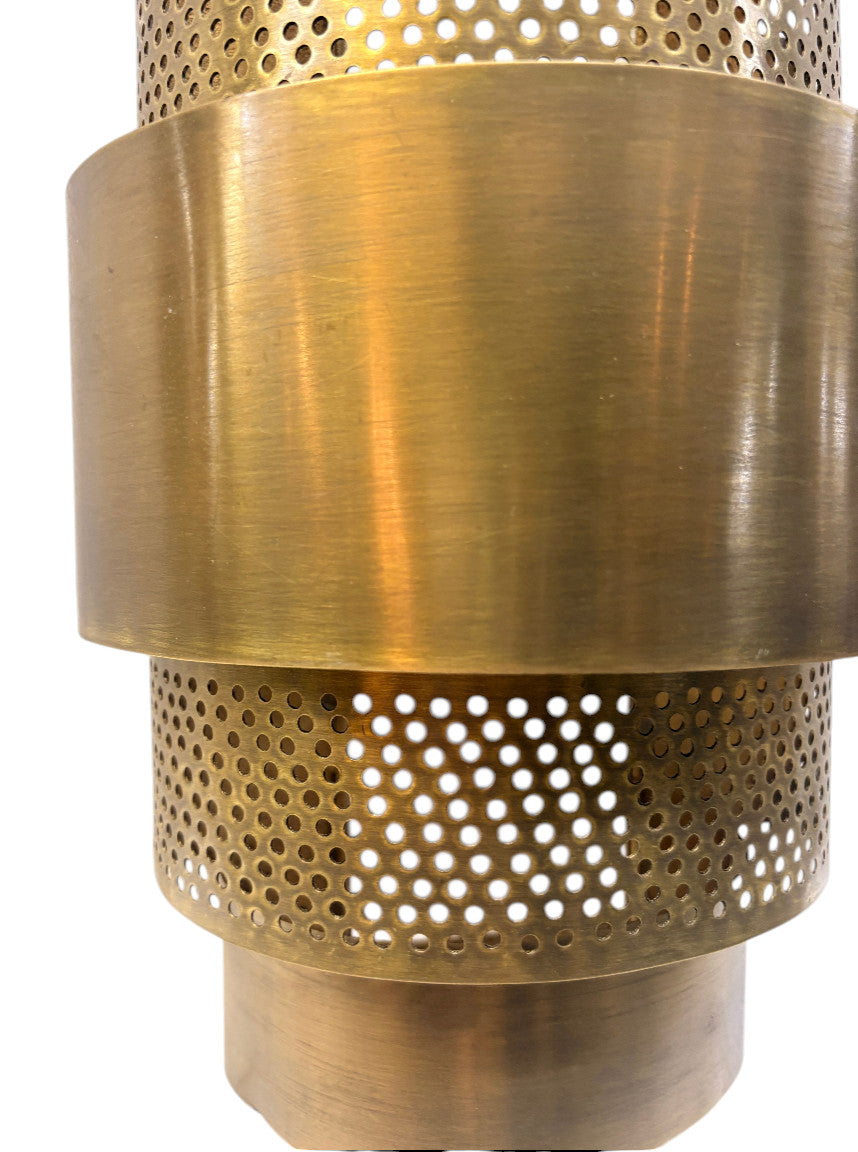 Art Deco Brass Wall Sconce
