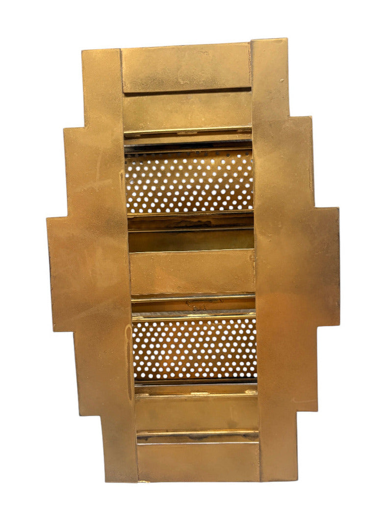 Art Deco Brass Wall Sconce