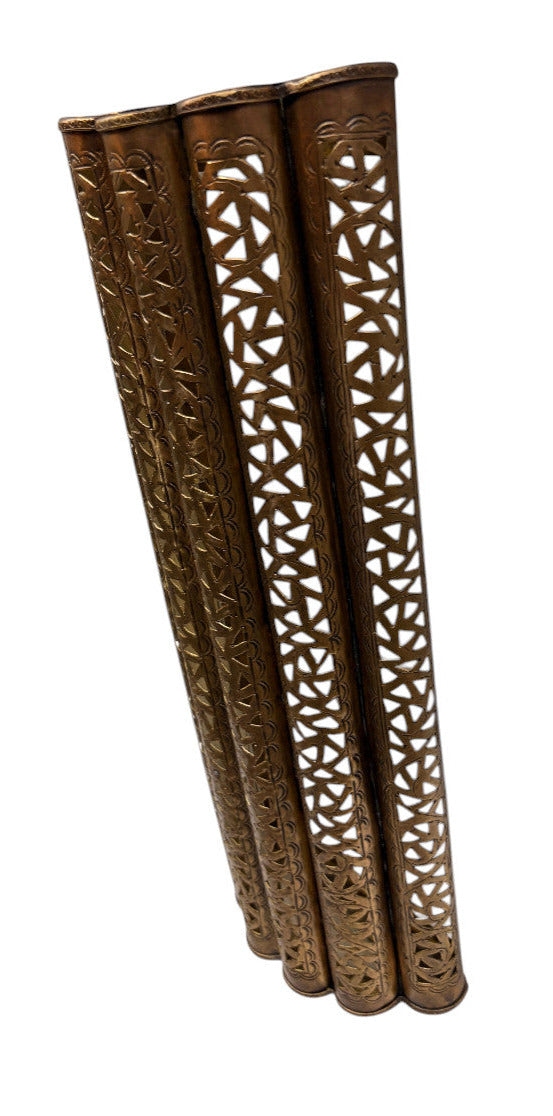 Intricately Designed Brass Wall Sconce