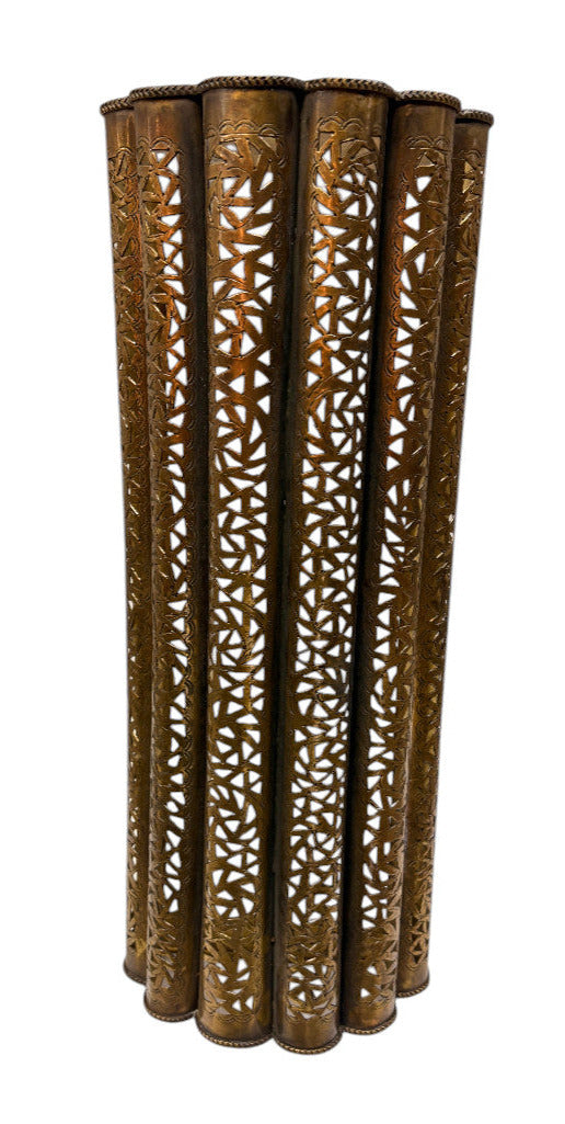 Intricately Designed Brass Wall Sconce