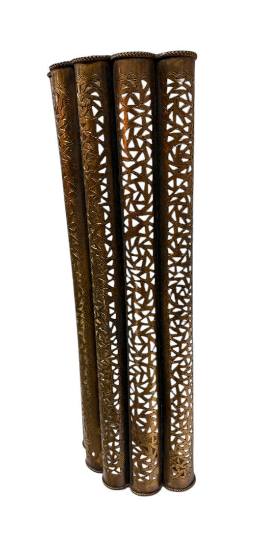 Intricately Designed Brass Wall Sconce