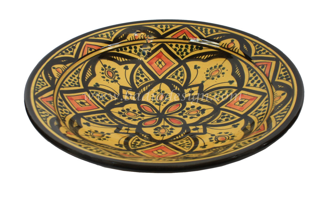 Hand Painted Ceramic Plate