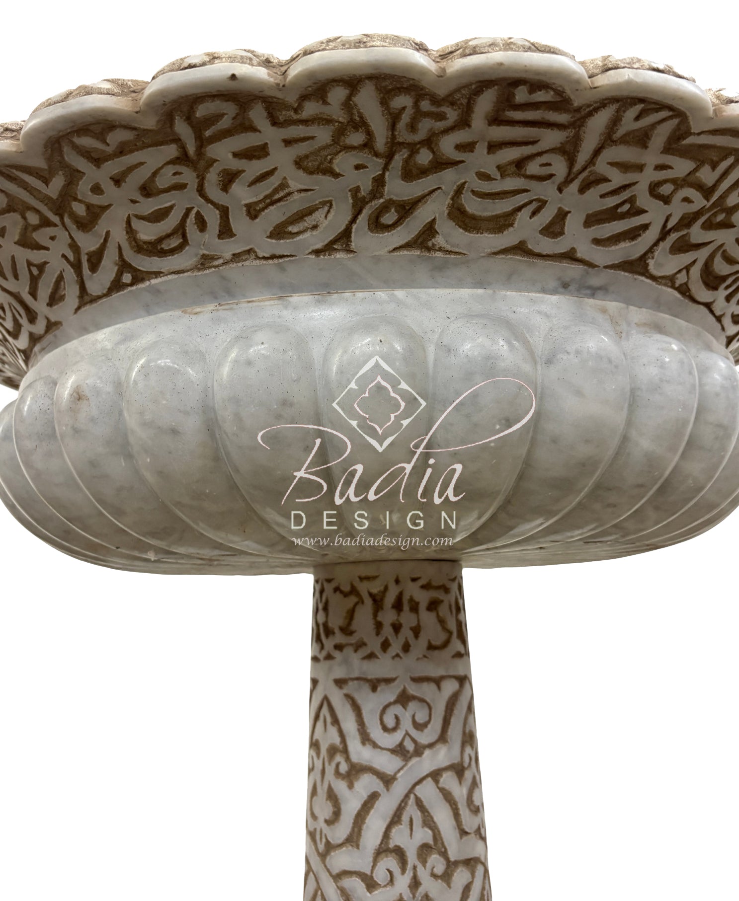 Hand Engraved Marble Water Fountain
