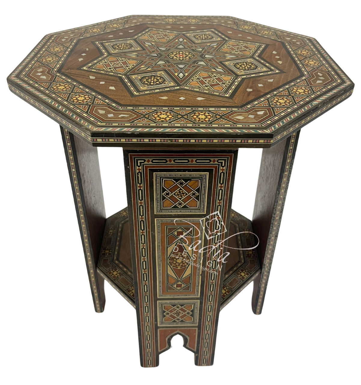 Handmade Moroccan Inlay Side Table – Badia Design Inc.