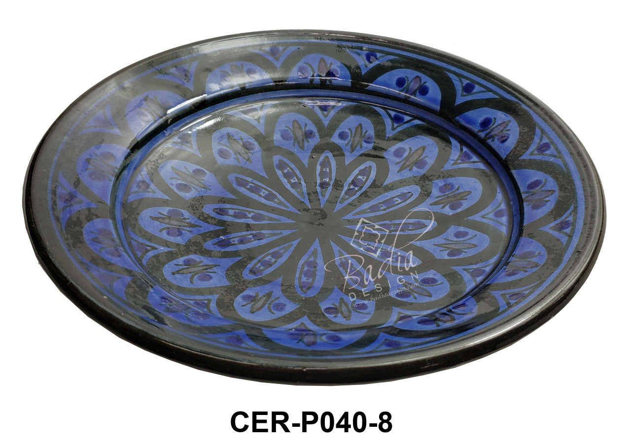 Medium Hand Painted Ceramic Plate