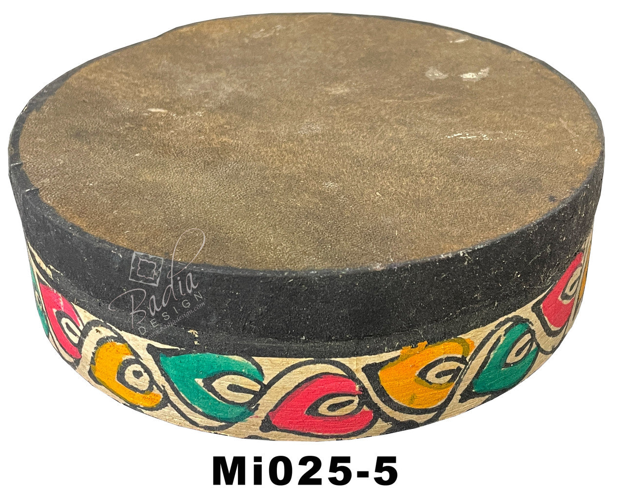 Moroccan Hand Painted Bendir Cedar Frame Drum