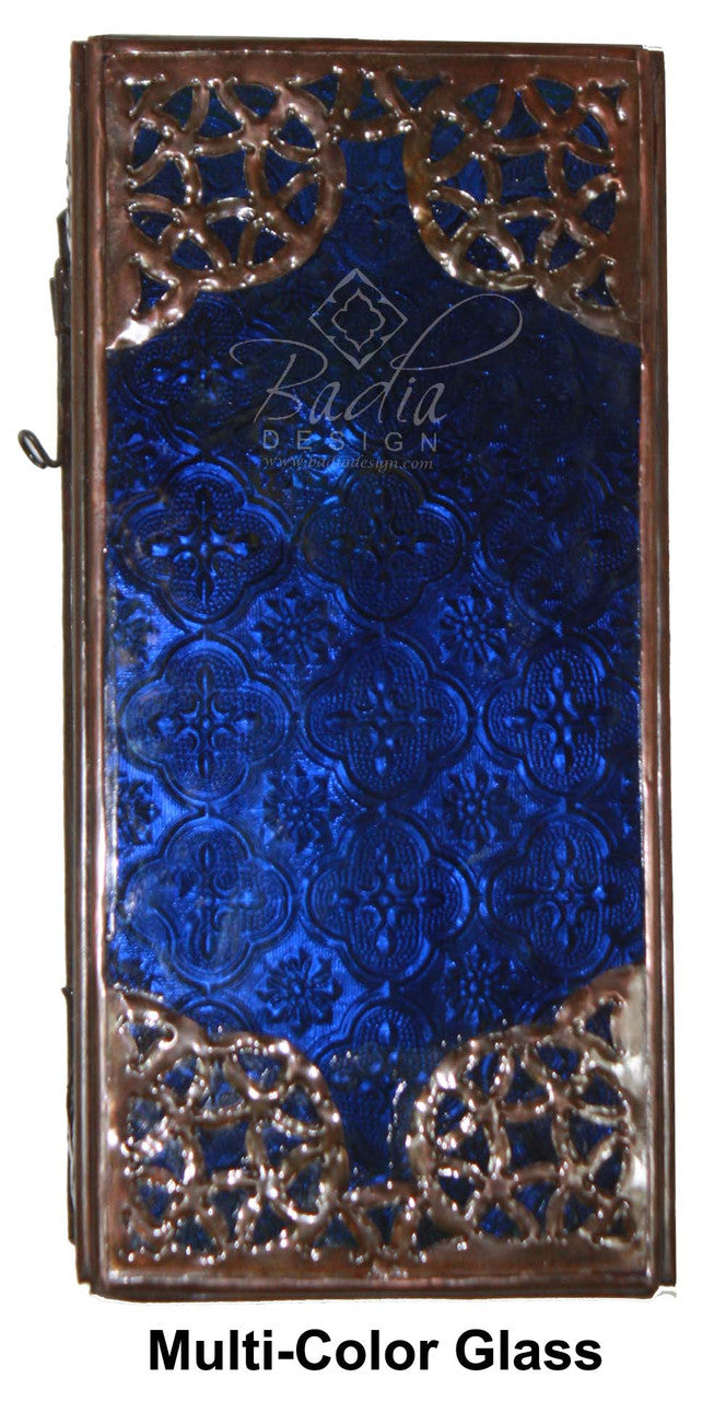 Multi-Color Glass Wall Sconce