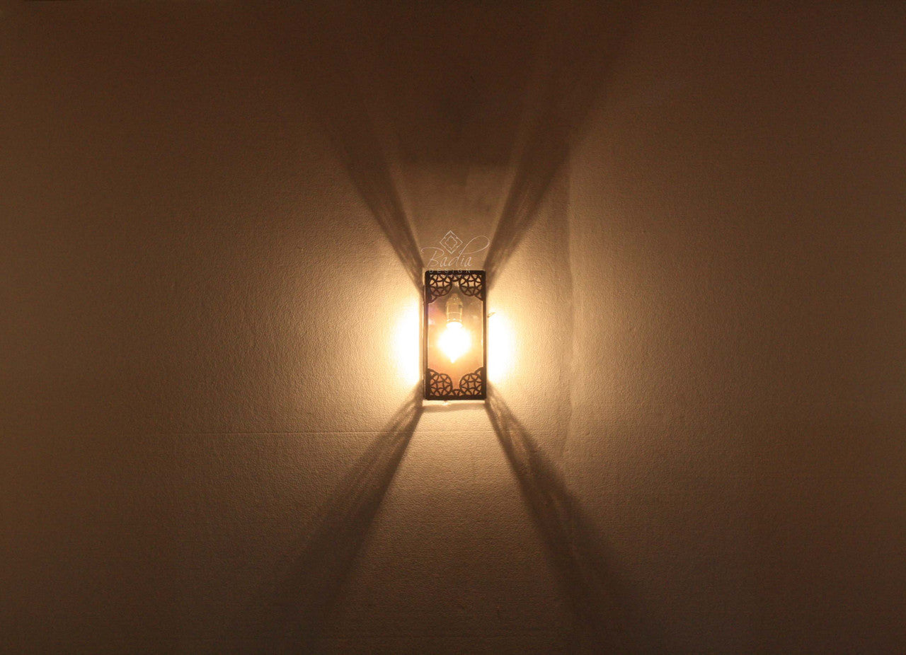 Multi-Color Glass Wall Sconce