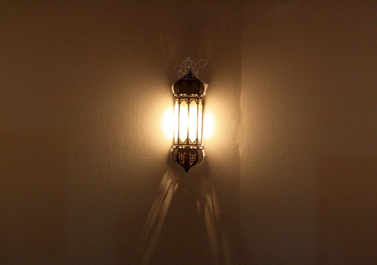 Multi-Color Glass Wall Sconce