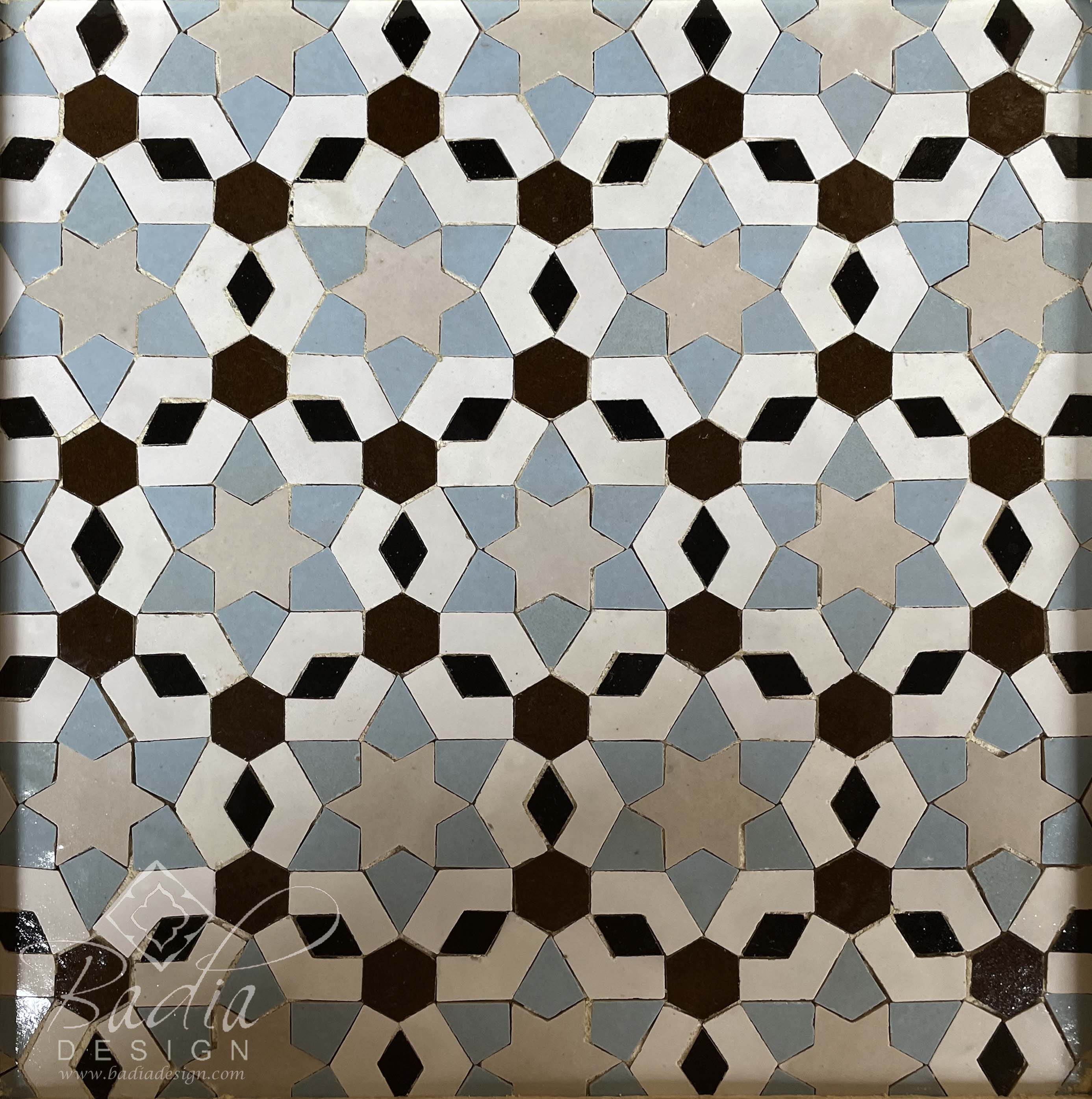 Multi-Color Moroccan Mosaic Tile Sheets - TM108