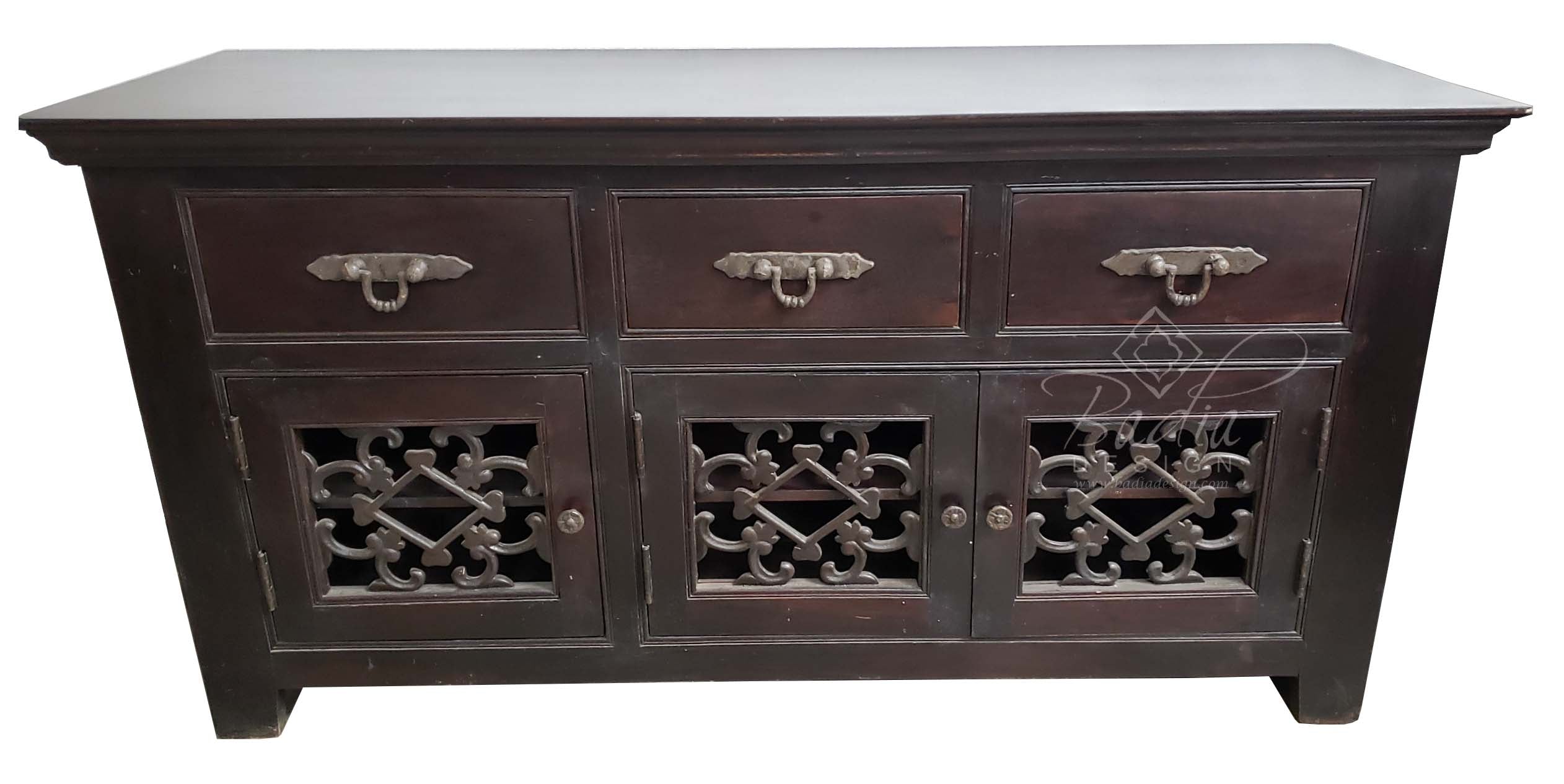 Vintage Handmade Wooden Cabinet