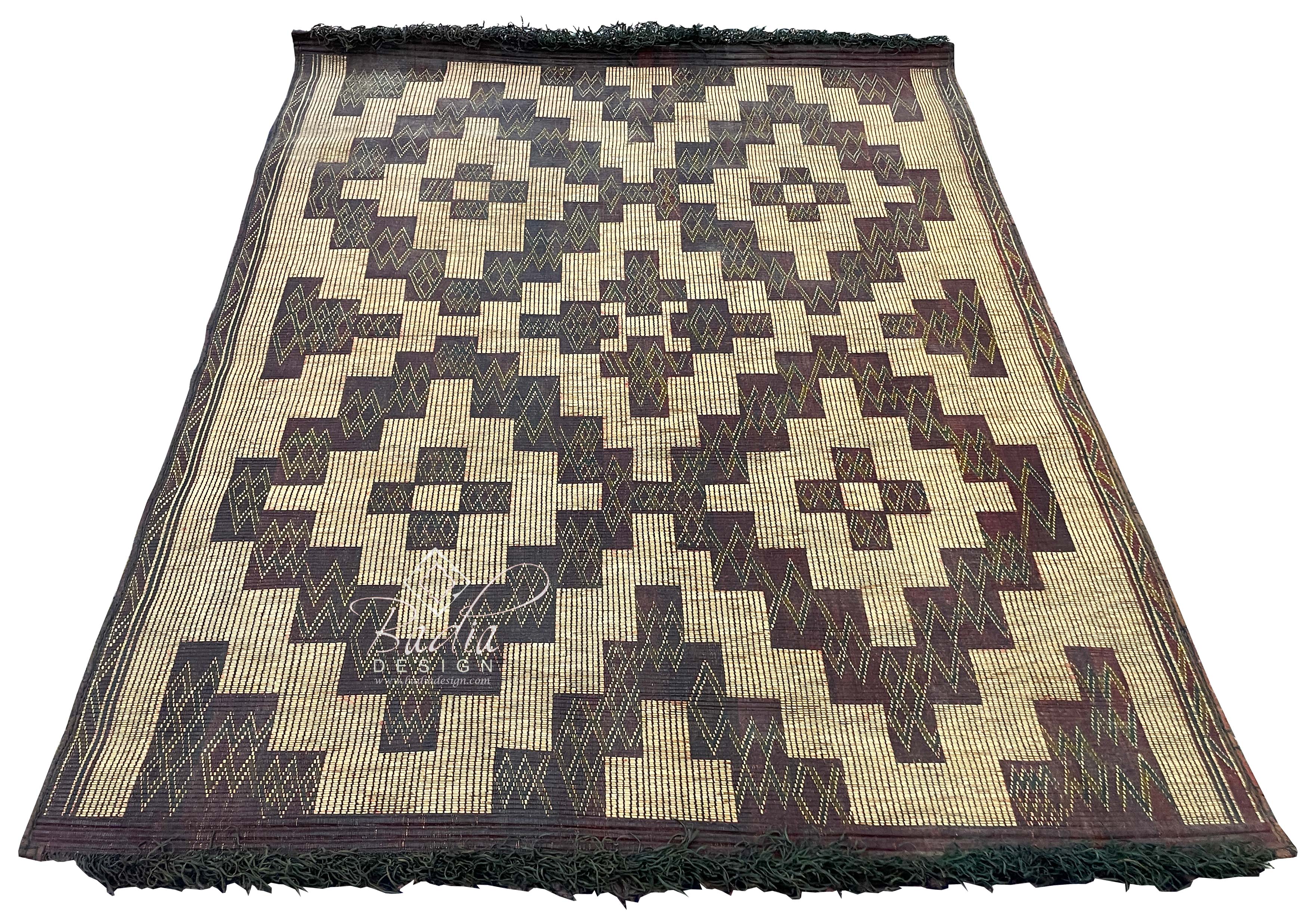Handwoven Berber Designed Straw Mat