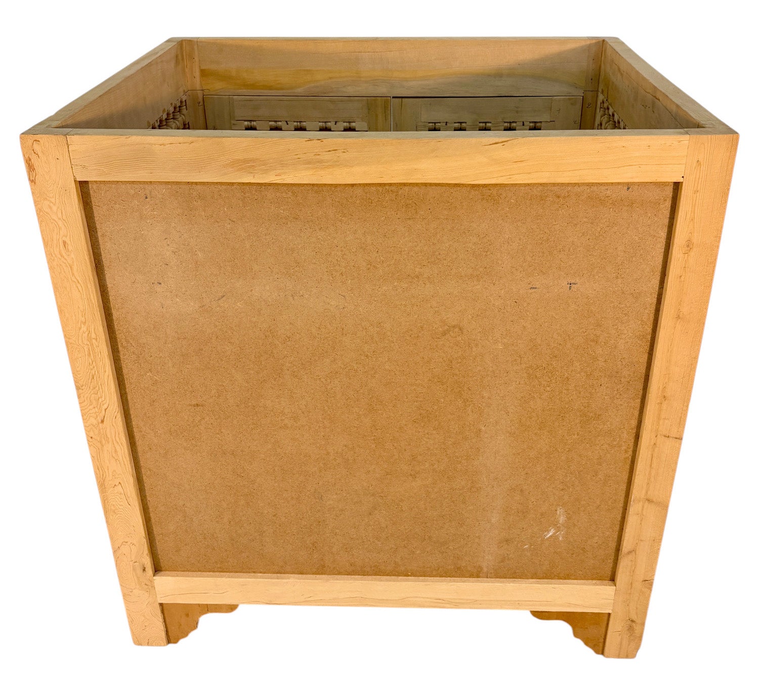 Unfinished Wooden Vanity with Moucharabieh Doors