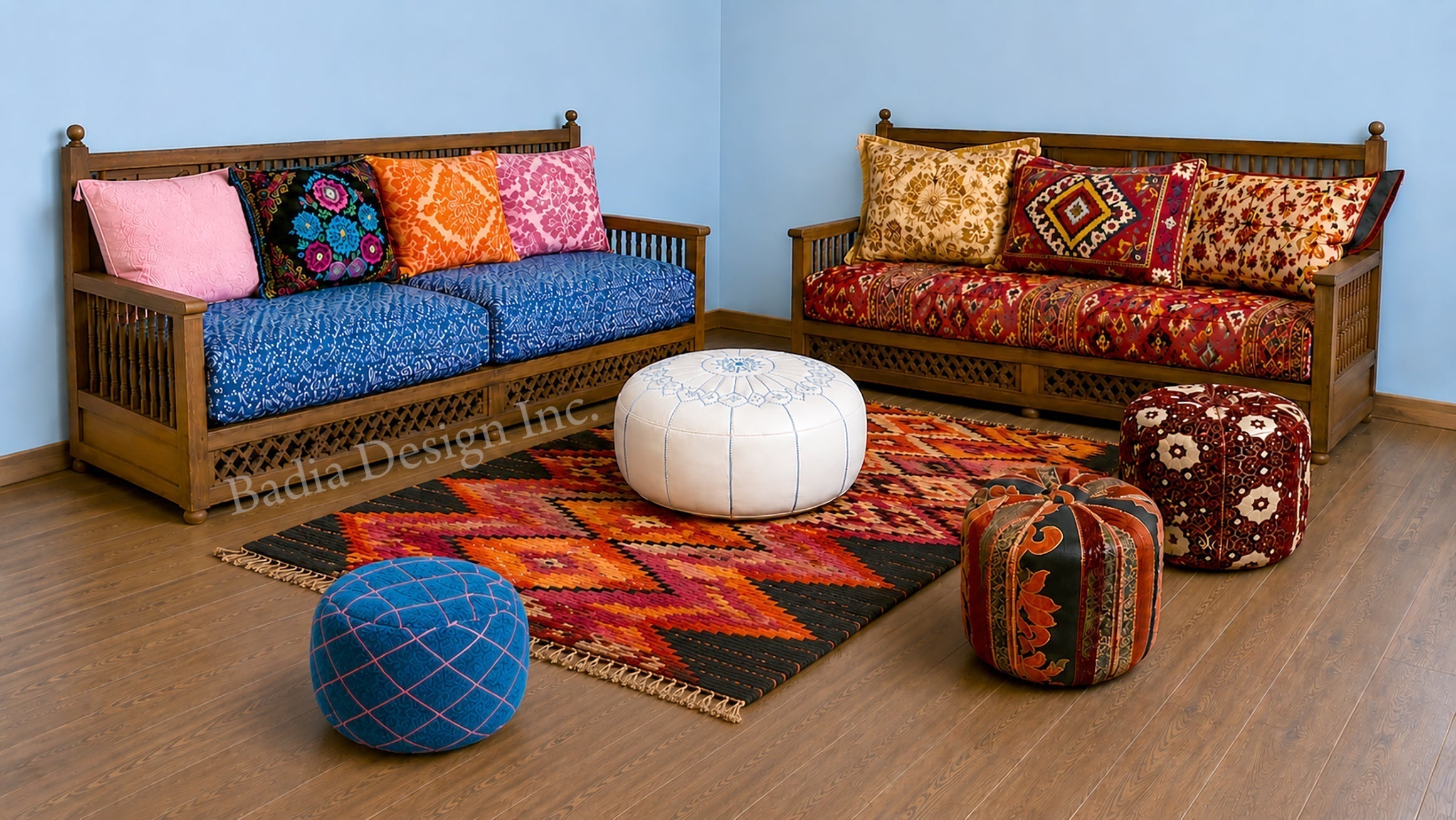Moroccan Rugs and Runners Party Rentals