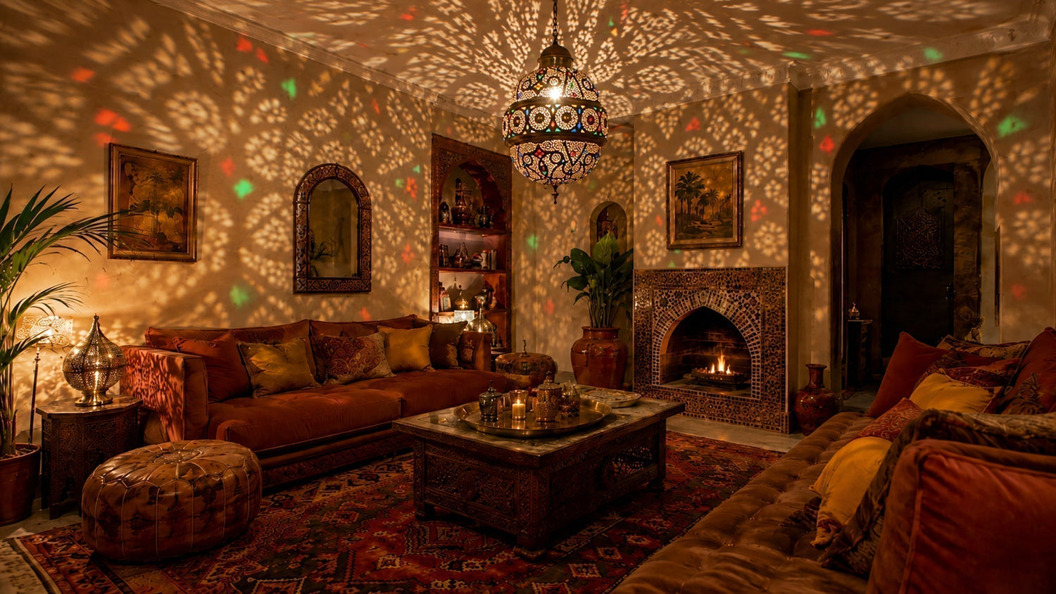 How Moroccan Brass Chandeliers Bring Warmth to Modern Interiors