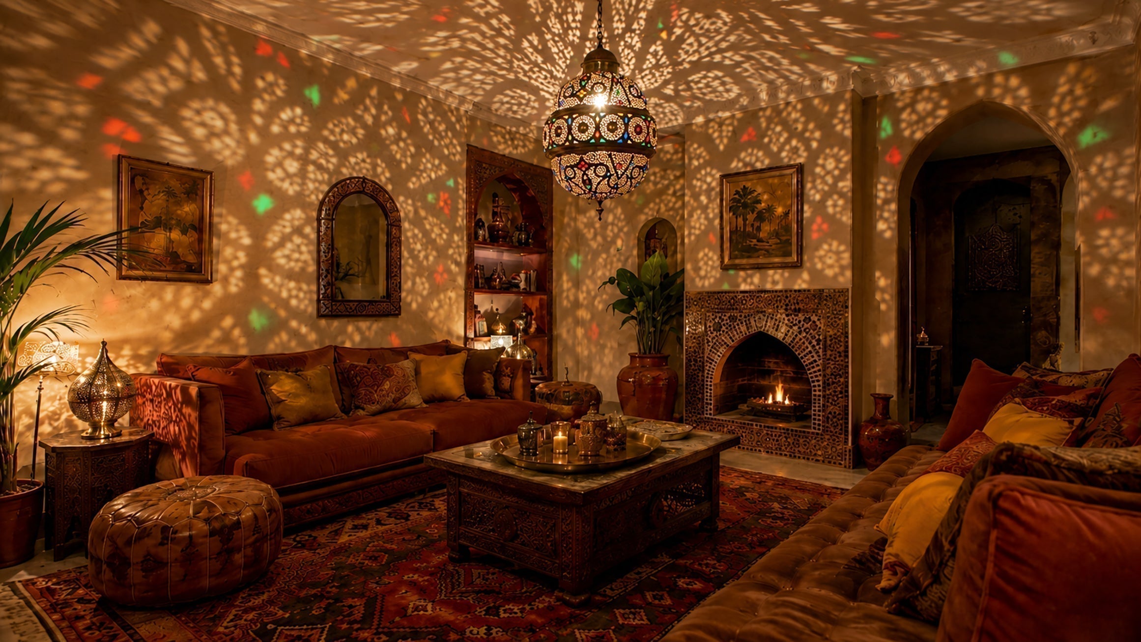 How Moroccan Brass Chandeliers Bring Warmth to Modern Interiors