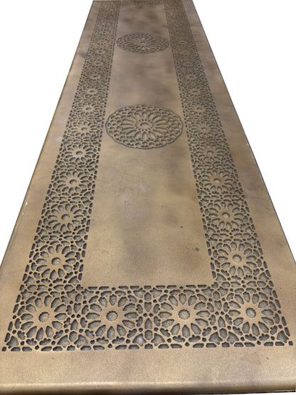 Gold Carved Cedar Wood Bar