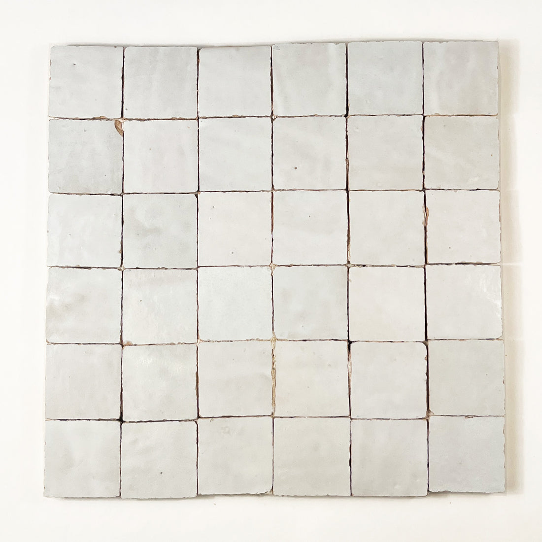 2x2 Blanca Zellige Mosaic Tile