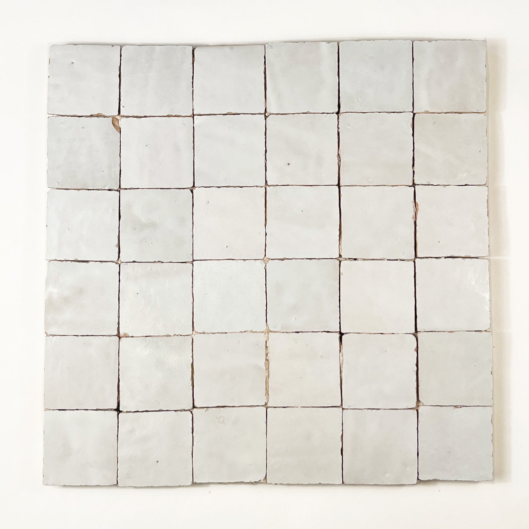 2x2 Blanca Zellige Mosaic Tile