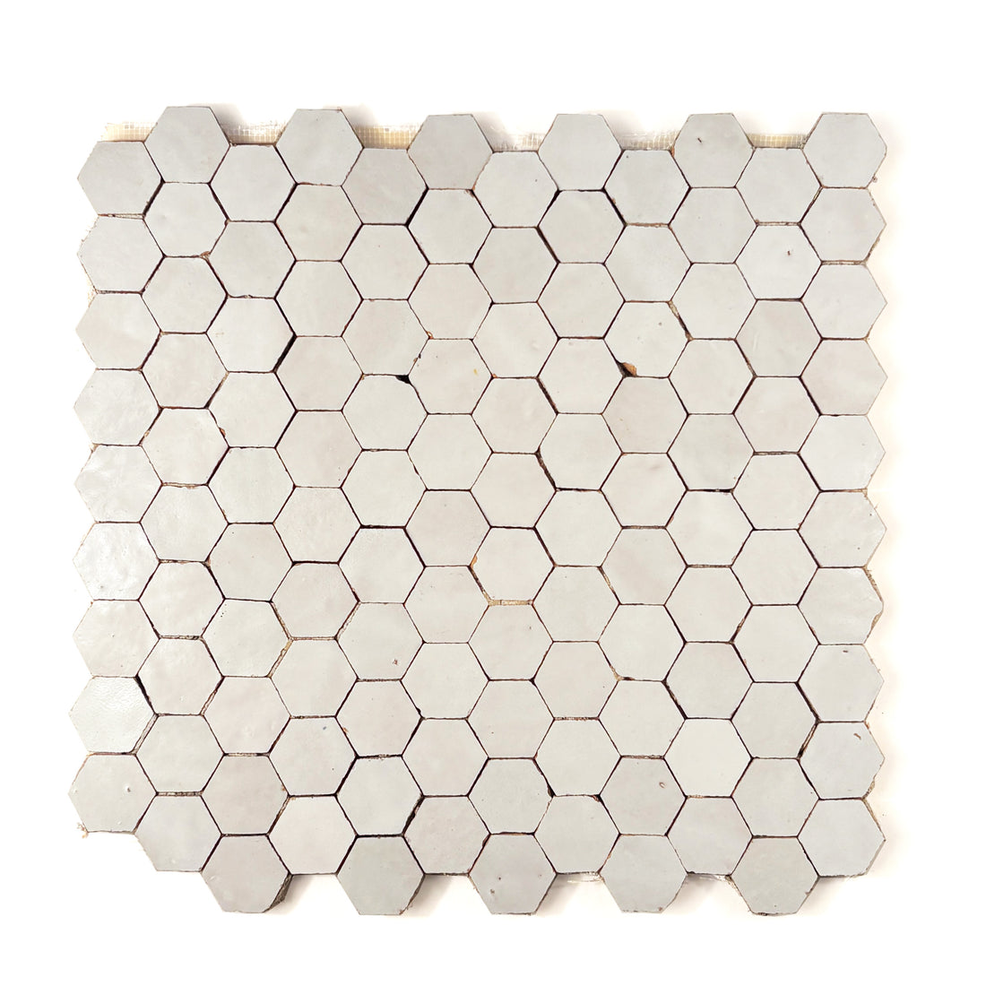 Hex Mosaic Blanc