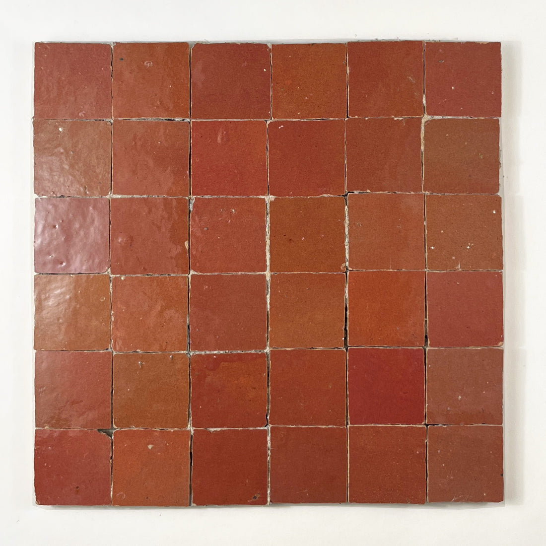 2x2 Redwood Zellige Mosaic Tile