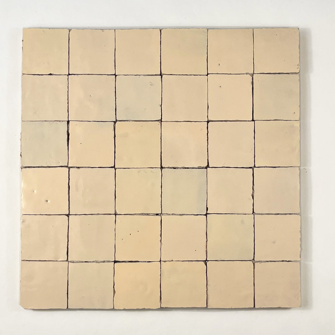2x2 Creme Zellige Mosaic Tile
