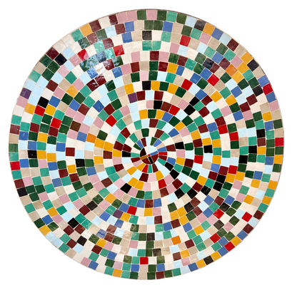 39" Multi Zellige Mosaic Table Top