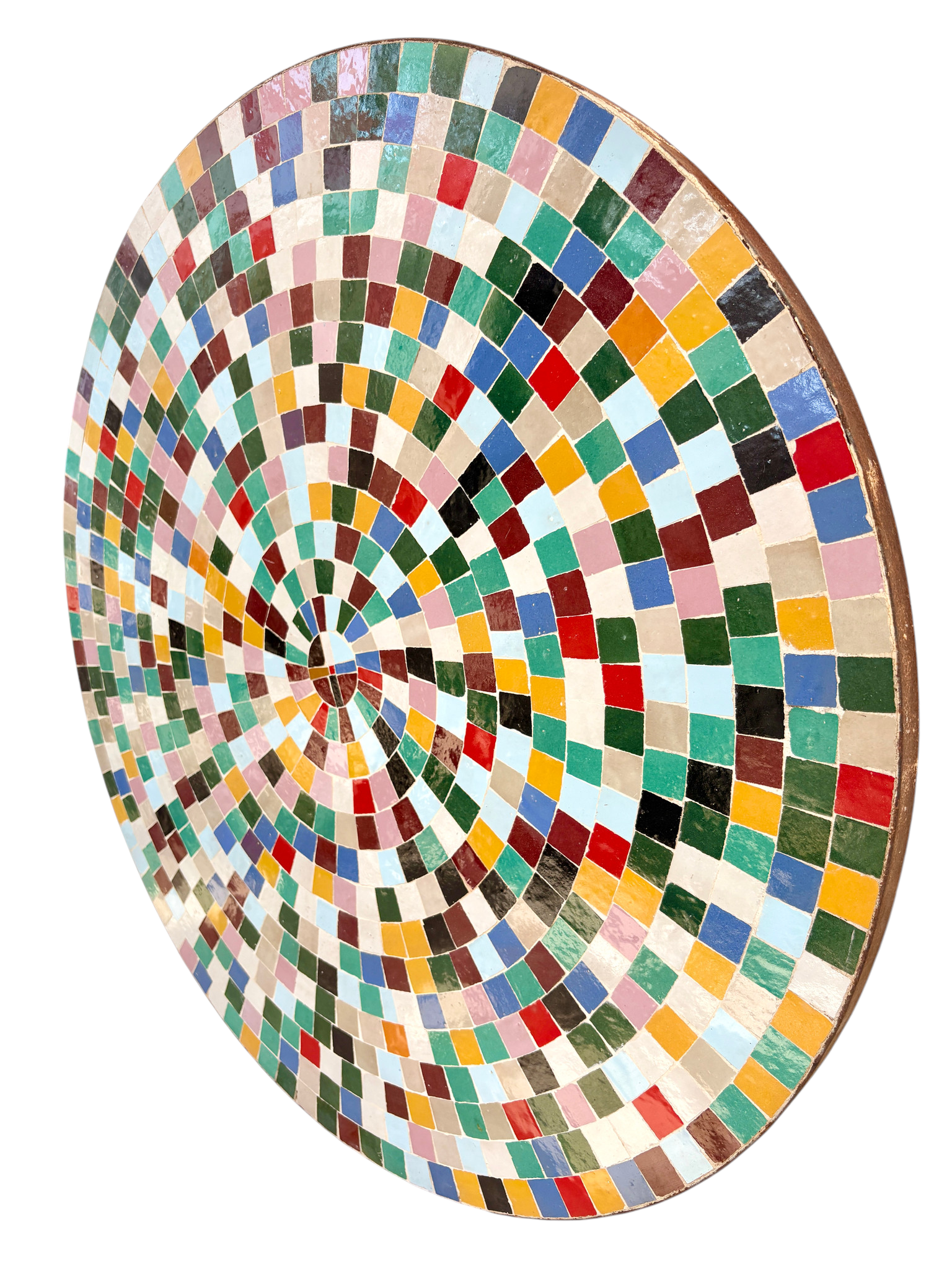 39" Multi Zellige Mosaic Table Top