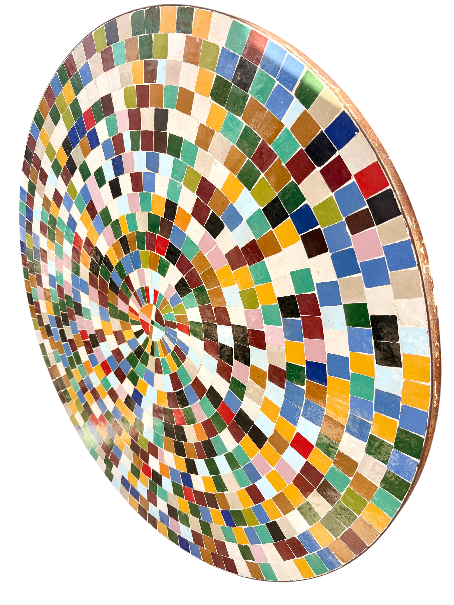 39" Multi Zellige Mosaic Table Top