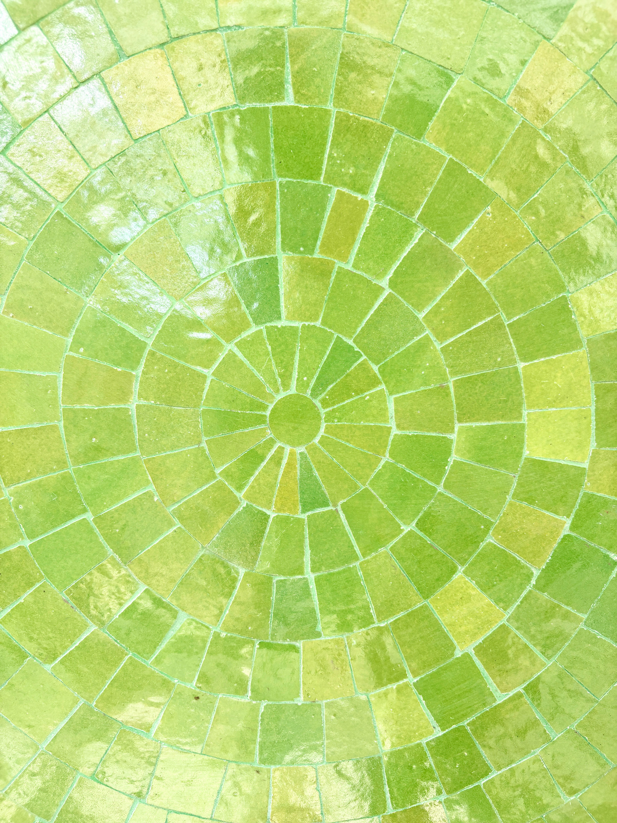 48" Limon Zellige Mosaic Table Top