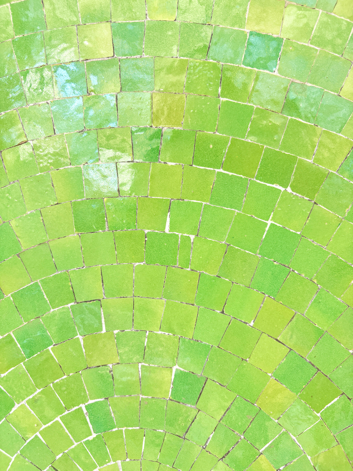 48" Limon Zellige Mosaic Table Top